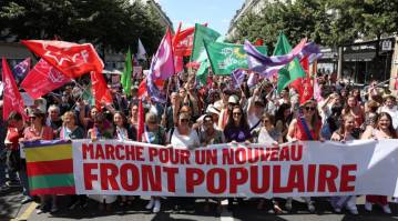 Manifestació de suport al Front Popular francés - Foto del web CTXT